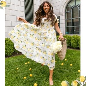 Ivy City Co Hollie Lemon Dress